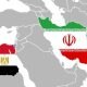 Egypt - Iran flags