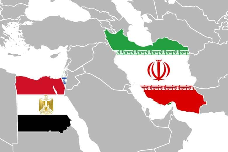 Egypt - Iran flags