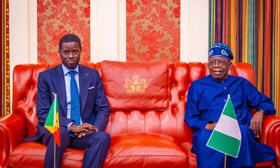 Bassirou Faye of Senegal and Bola Tinubu of Nigeria