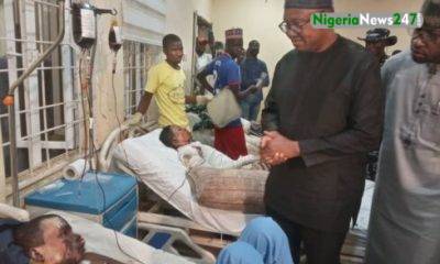 Obi Pays a Visit to Kano Mosque Attack Survivors