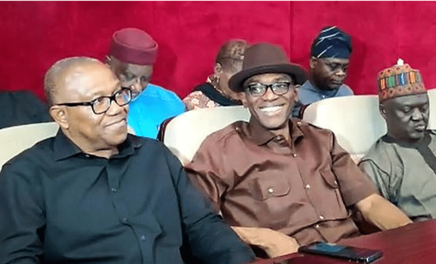 Peter Obi and Julius Abure