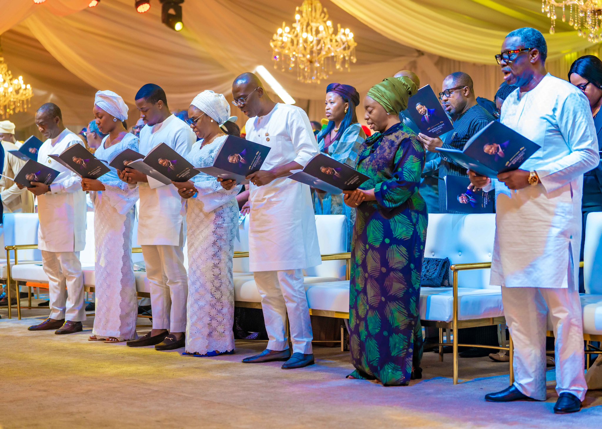 Sanwo-Olu and others bid farewell to Gboyega