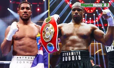 Anthony Joshua and Daniel Dubois