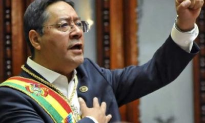 Bolivian President Luis Acre
