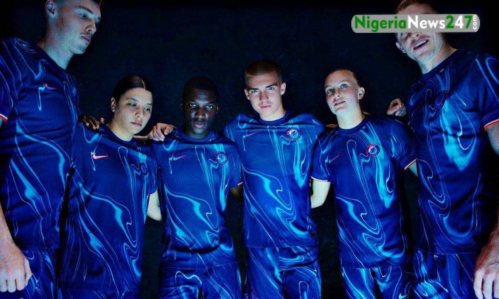 Chelsea unveil blue flame home kit for 2024 25 season 3 e1721049289848