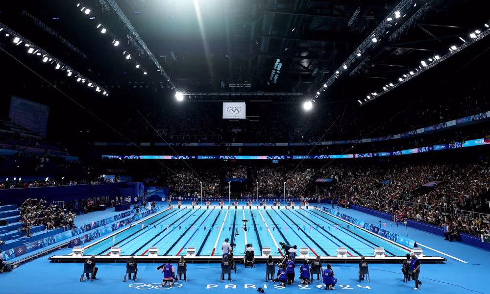 Swimming competition at Paris La Defense Arena