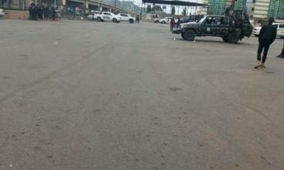 A deserted street in Kano