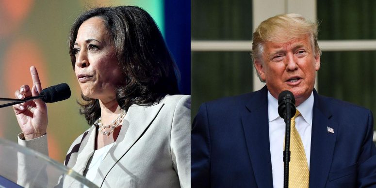 Kamala Harris and Donald Trump