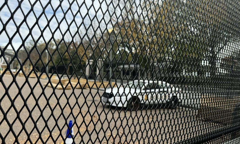 Barricades Erected Outside The White House