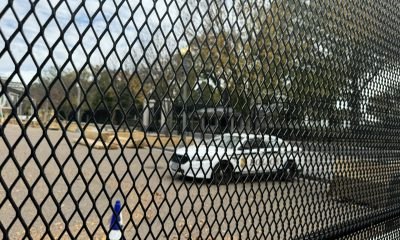 Barricades Erected Outside The White House