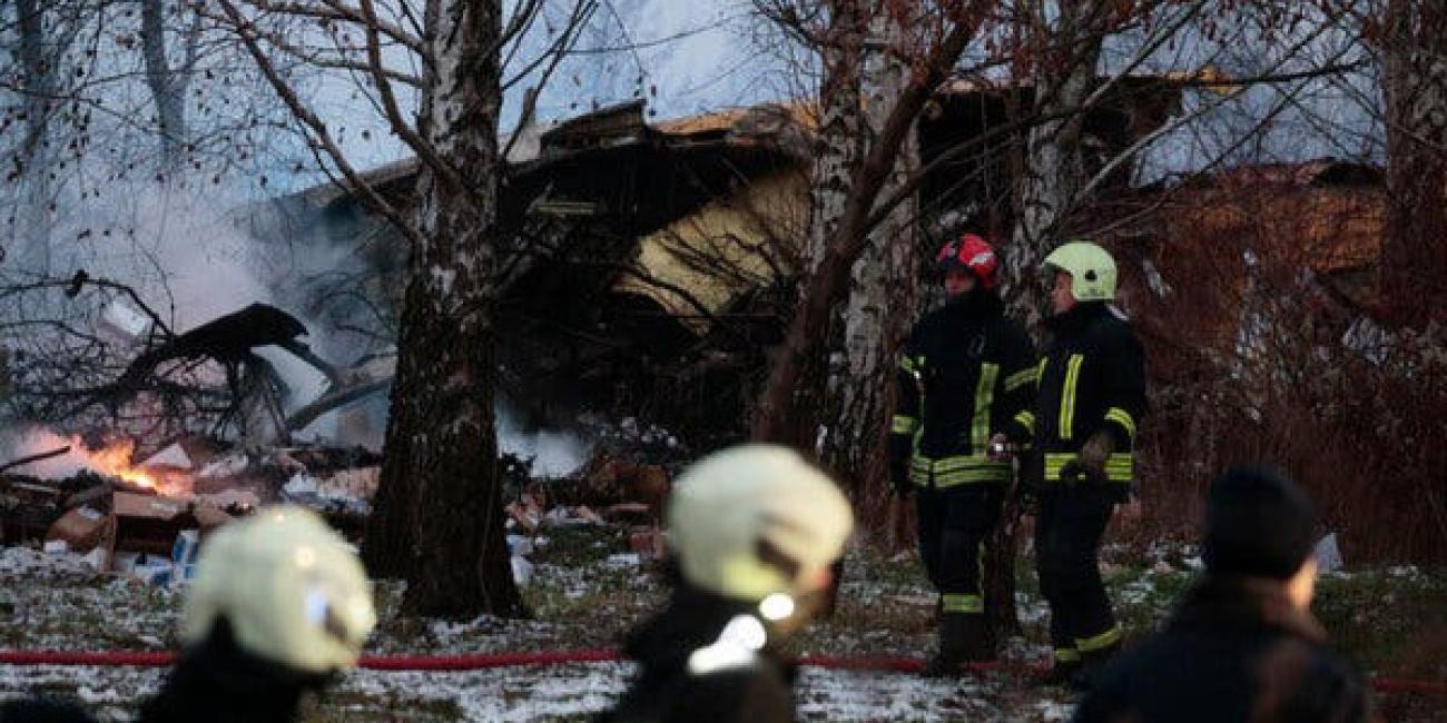 DHL Cargo Plane from Germany Crashes in Lithuania