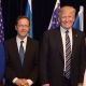 Isaac Herzog and Donald Trump