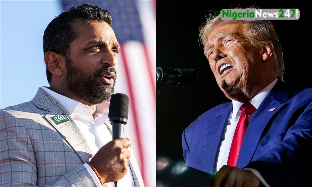 Kash Patel and Donald Trump