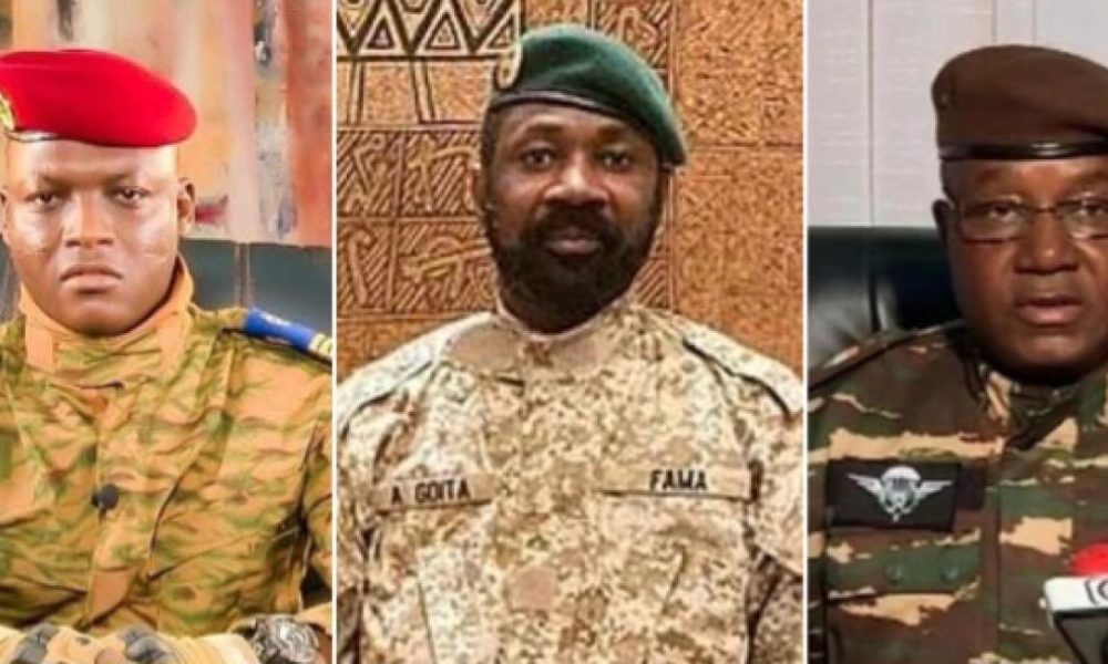 Military Junta leaders in Burkina Faso, Mali and Niger