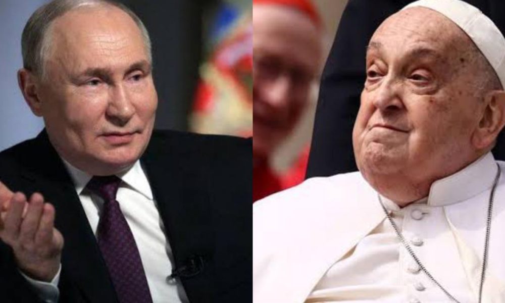 Putin and Pope Francis