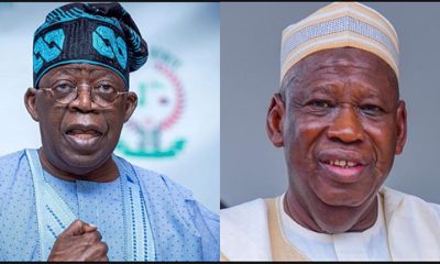 Bola Tinubu and Abdullahi Ganduje