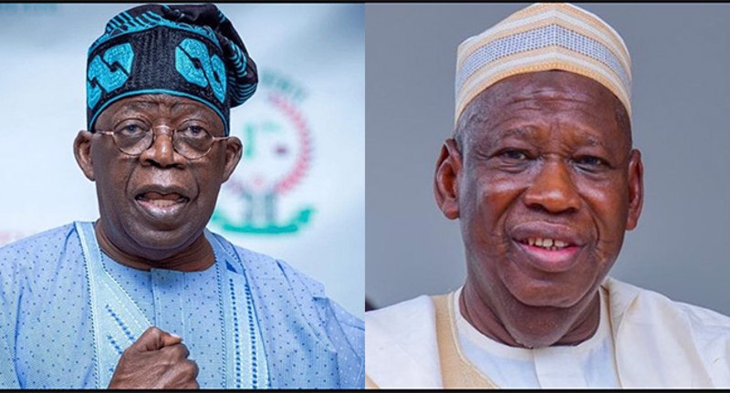 Bola Tinubu and Abdullahi Ganduje
