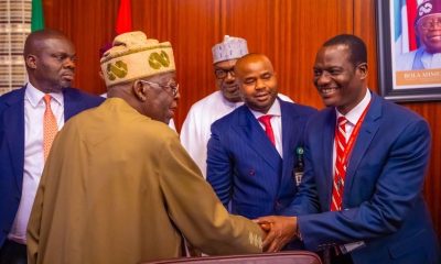 Bola Tinubu and Taiwo Oyedele