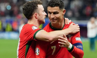 Cristiano Ronaldo and Diogo Jota