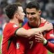 Cristiano Ronaldo and Diogo Jota