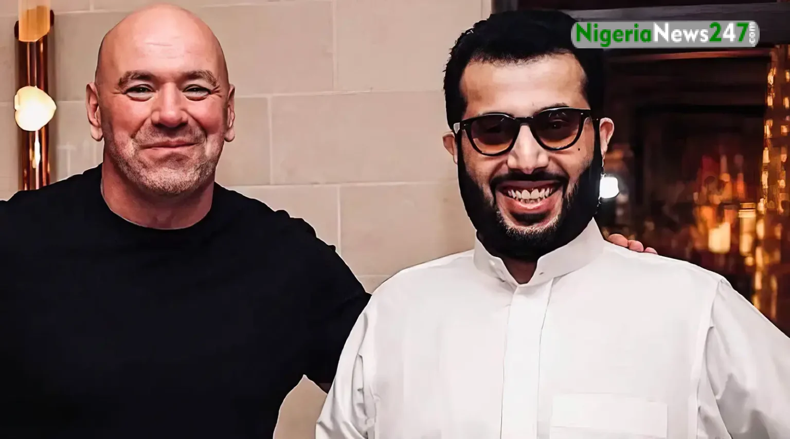 Dana White and Turki Alalshikh