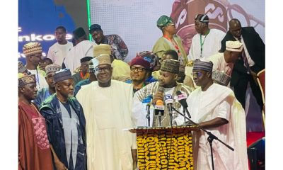 Femi Gbajabiamila, Ken Nnamani and Yakubu Dogara at 2025 Southern Summit of former legislators