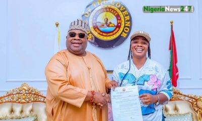 Governor Ademola Adeleke and Oluwatosin Adejumo