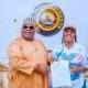 Governor Ademola Adeleke and Oluwatosin Adejumo