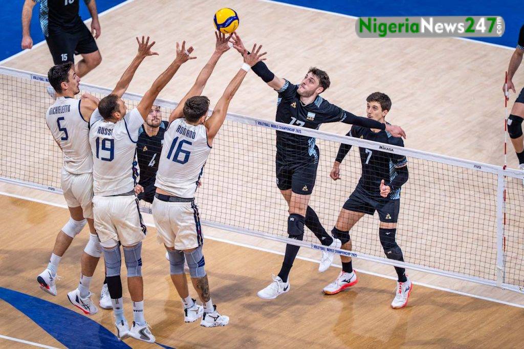 Italy vs Argentina at 2025 FIVB Men's Volleyball World Championship