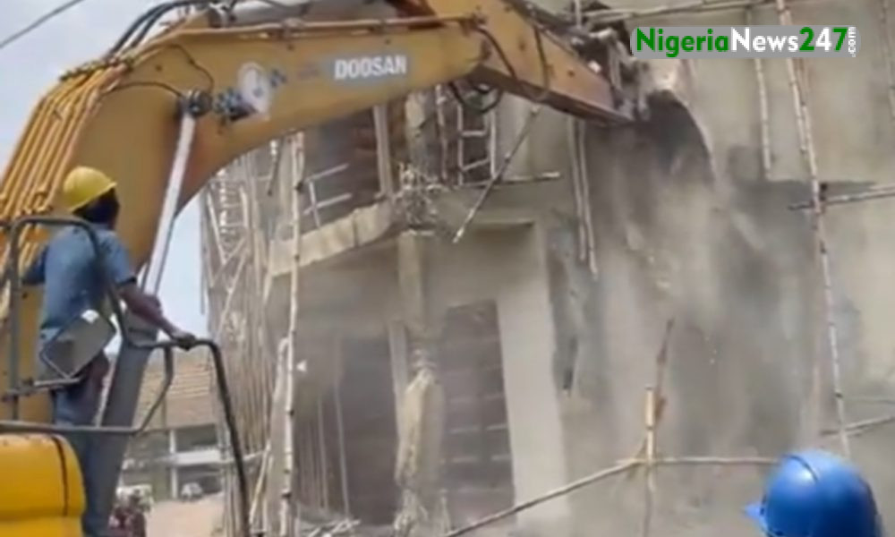 Lagos Trade Fair demolition