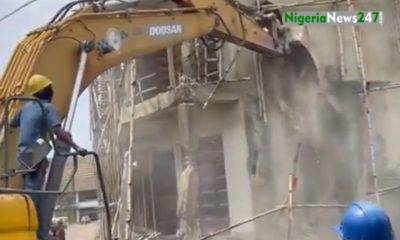 Lagos Trade Fair demolition