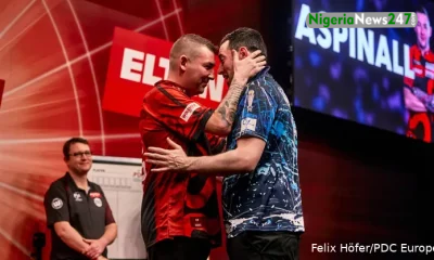 Nathan Aspinall and Luke Humphries