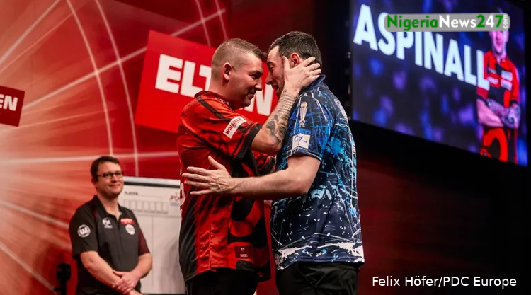 Nathan Aspinall and Luke Humphries