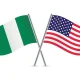 Nigeria and United States flags