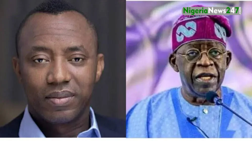 Omoyele Sowore and Bola Tinubu
