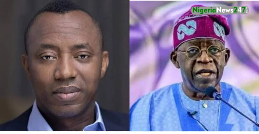 Omoyele Sowore and Bola Tinubu