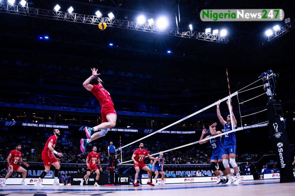 Serbia vs Iran at 2025 FIVB Men's Volleyball World Championship