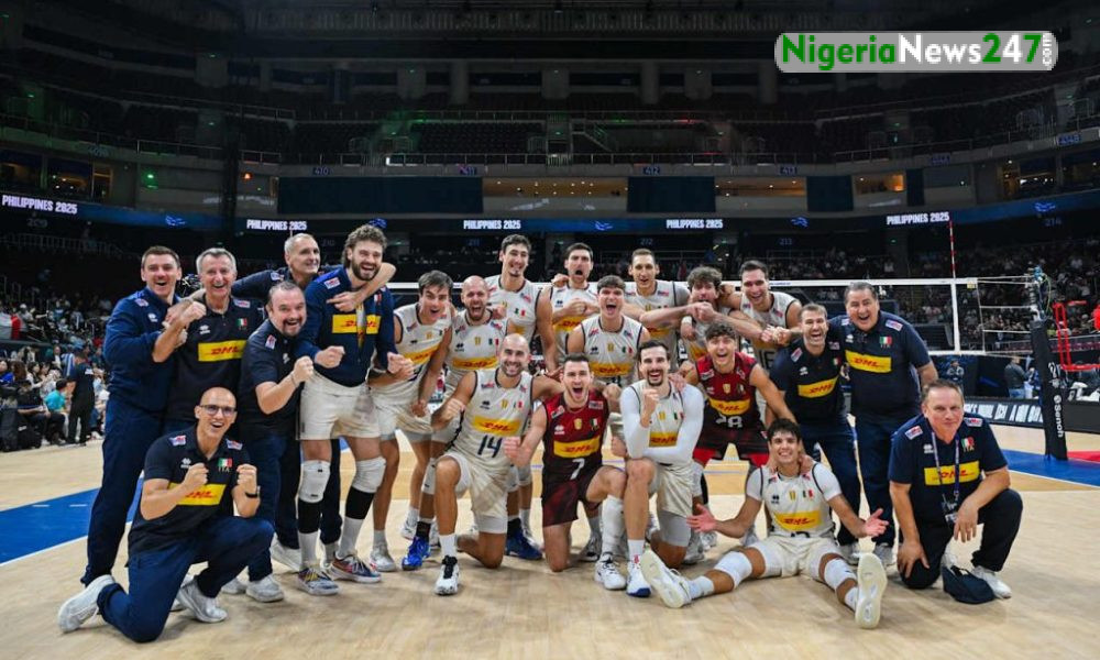 Team Italy at 2025 FIVB Men's Volleyball World Championship