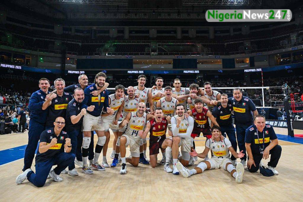 Team Italy at 2025 FIVB Men's Volleyball World Championship