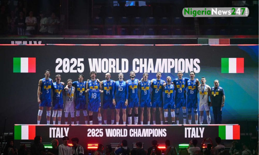 Team Italy crowned champions of 2025 FIVB Men's Volleyball World Championship
