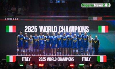 Team Italy crowned champions of 2025 FIVB Men's Volleyball World Championship