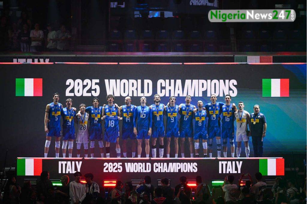 Team Italy crowned champions of 2025 FIVB Men's Volleyball World Championship