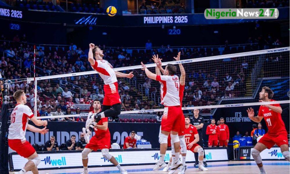 Turkiye vs Poland at 2025 FIVB Men's Volleyball World Championship