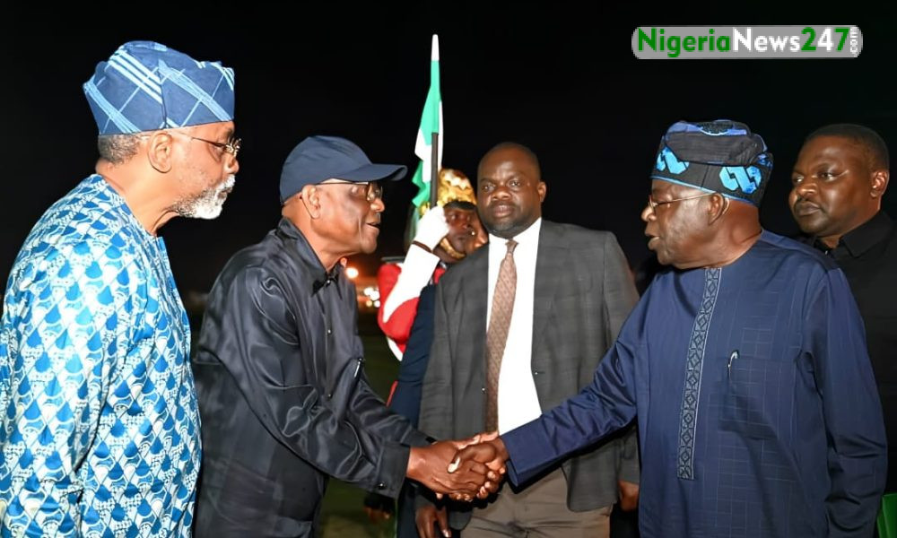 Femi Gbajabiamila, Nyesom Wike and Bola Tinubu