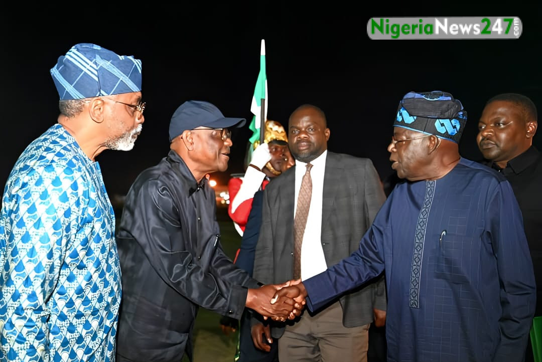 Femi Gbajabiamila, Nyesom Wike and Bola Tinubu