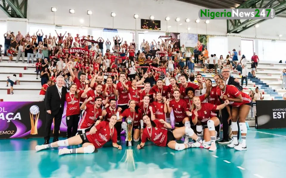 Team Benfica SuperCup Winners at 2025 Portuguese Women’s Super Cup