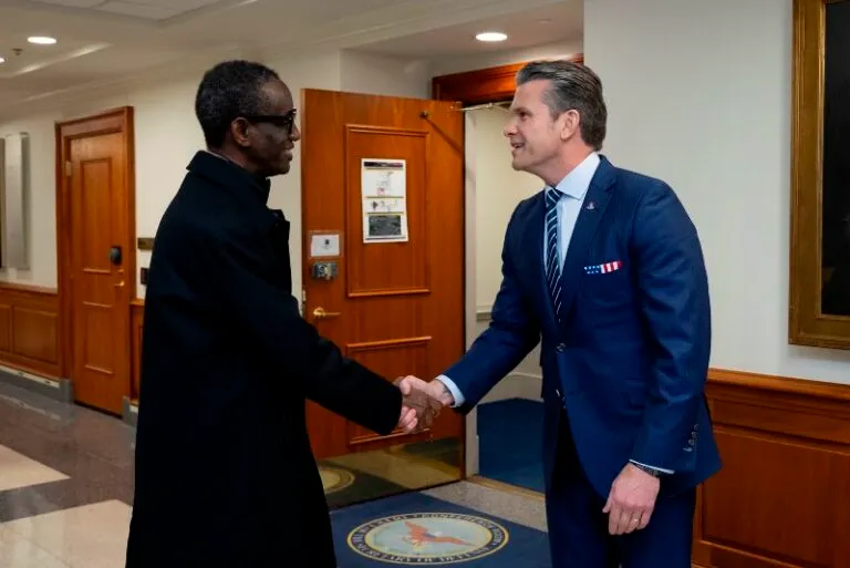 Pete Hegseth meets Nuhu Ribadu