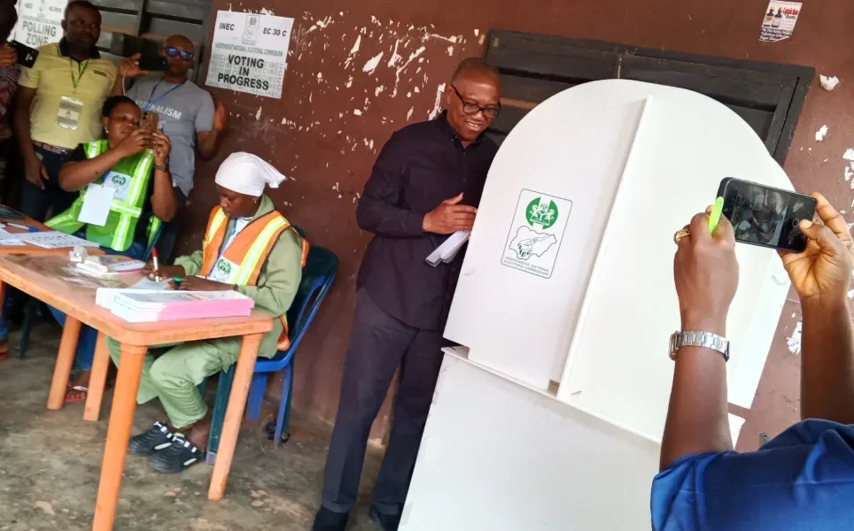 Peter Obi Casts Vote in November 2025 Anambra Guber Election